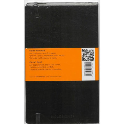 Moleskine. Ruled notebook