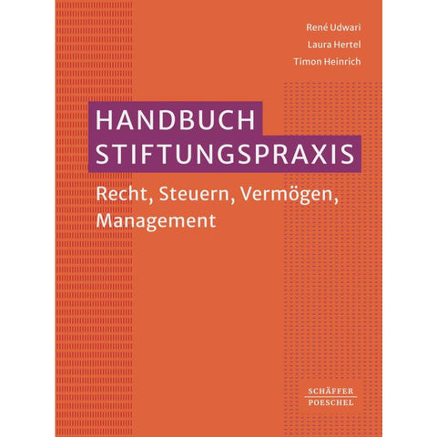 Handbuch Stiftungspraxis