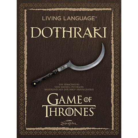 Living Language Dothraki. Lehrbuch + CD