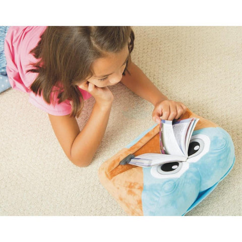 Bookmonster Eule | Lesekissen für Bücher und Tablets | Buchständer | Tablethalter | Lesehillfe | Deutsche Ausgabe