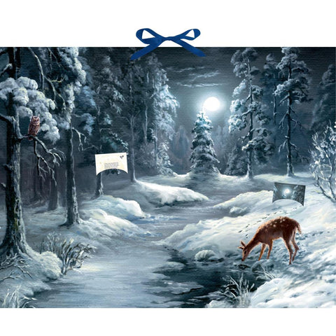 Zettel-Adventskalender - Liegt nun so still die weite Welt
