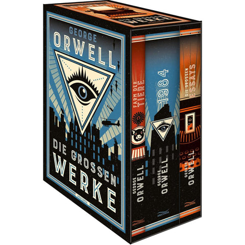 George Orwell. Die großen Werke. Farm der Tiere - 1984 - Die großen Essays. Im Schuber