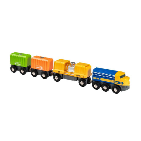 33982 BRIO Güterzug mit drei Waggons