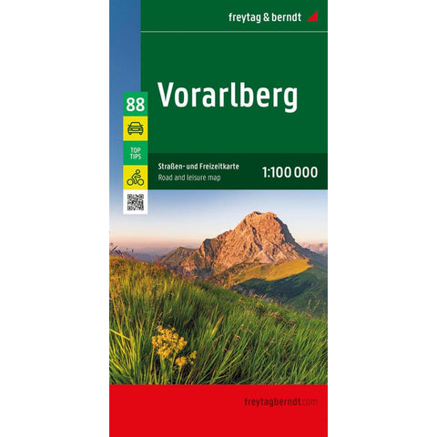 freytag & berndt Straßenkarte Vorarlberg 1:100.000