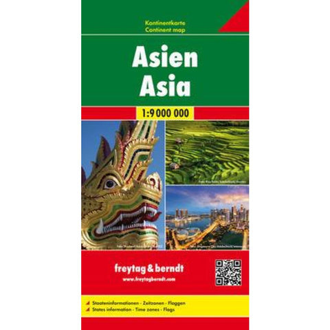 Asien, Kontinentkarte 1:9 000 000