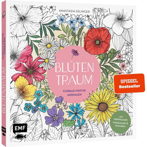 Blütentraum - Florale Motive ausmalen