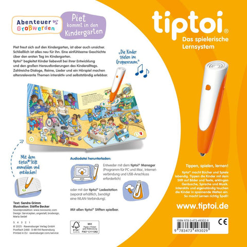 tiptoi® Abenteuer Großwerden - Piet kommt in den Kindergarten