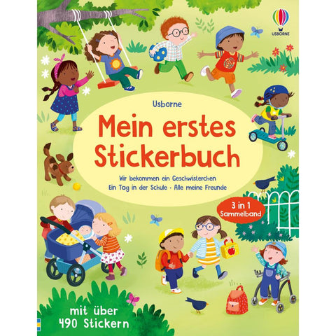 Mein erstes Stickerbuch: Wir bekommen ein Geschwisterchen, Ein Tag in der Schule, Alle meine Freunde