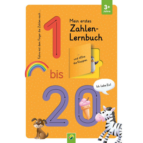 Mein erstes Zahlen Lernbuch mit Spurrillen und Klappen
