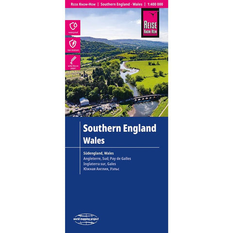 Reise Know-How Landkarte Südengland, Wales | Southern England, Wales (1:400.000)