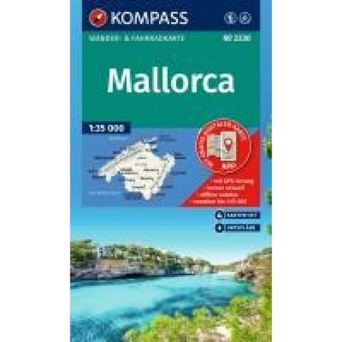 KOMPASS Wanderkarten-Set 2230 Mallorca (4 Karten) 1:35.000