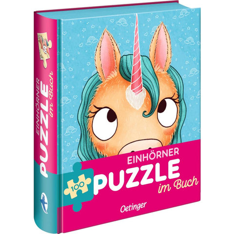 Einhörner. Puzzle im Buch