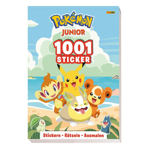 Pokémon Junior: 1001 Sticker - Stickern - Rätseln - Ausmalen