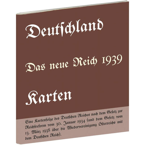 Historische Karten: DEUTSCHLAND - Das neue Reich 1939