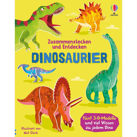 Zusammenstecken und Entdecken: Dinosaurier