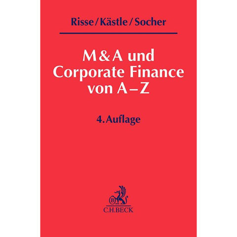 M&A und Corporate Finance von A-Z