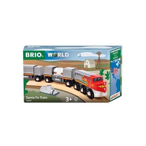 BRIO World - Trains of the World Santa Fe Zug