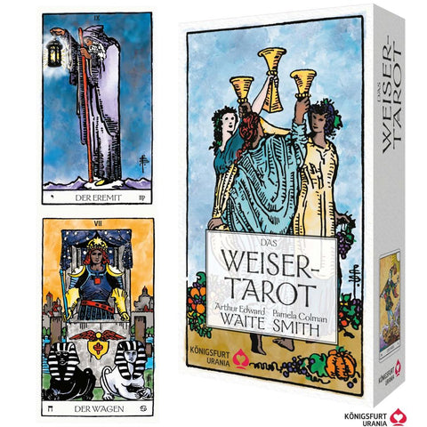 Das Weiser-Tarot - Tarot von A.E. Waite in den ursprünglichen Aquarellfarben (78 Karten illustriert von Pamela Colman Smith mit Booklet)