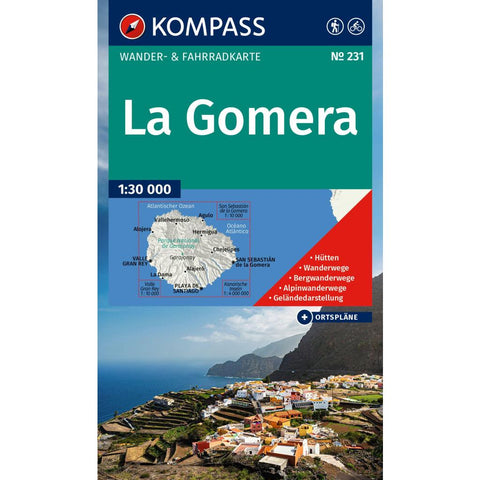 KOMPASS Wanderkarte 231 La Gomera 1:30.000
