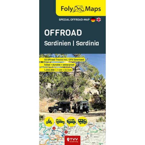 FolyMaps OFFROAD Sardinien 1:250 000