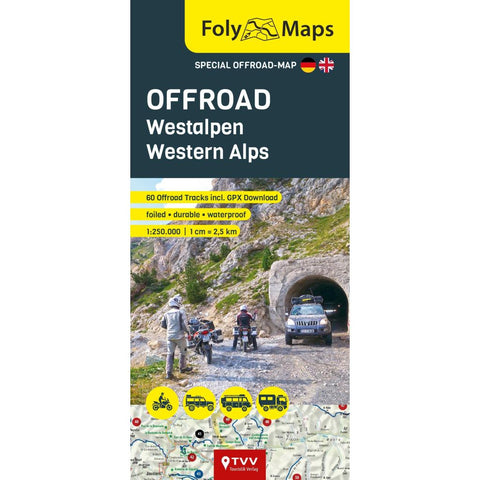 FolyMaps OFFROAD Westalpen 1:250 000
