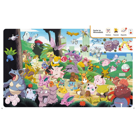 Pokémon: Willkommen in den neun Regionen! - Suchen - Rätseln - Ausmalen