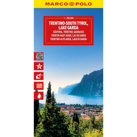 MARCO POLO Reisekarte Italien 03 Südtirol, Trentino, Gardasee 1:200.000