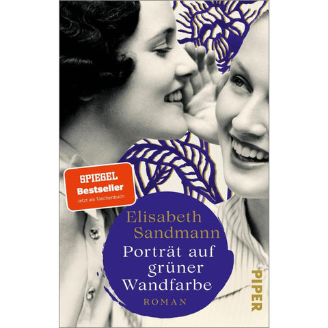 Porträt auf grüner Wandfarbe