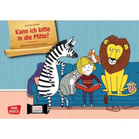 Kann ich bitte in die Mitte? Kamishibai Bildkartenset
