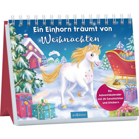 Ein Einhorn träumt von Weihnachten