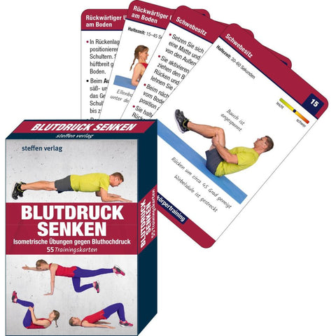 Trainingskarten Blutdruck senken