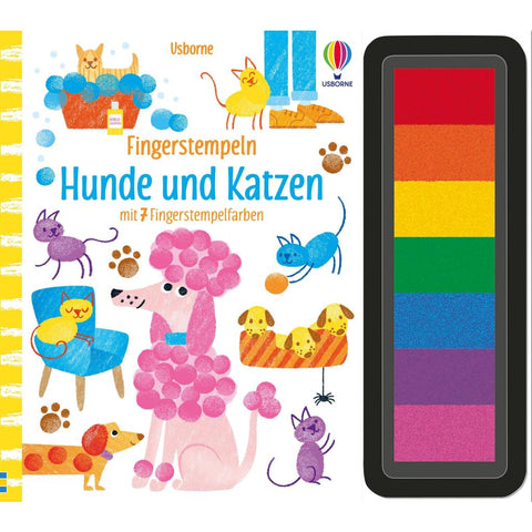 Fingerstempeln: Hunde und Katzen