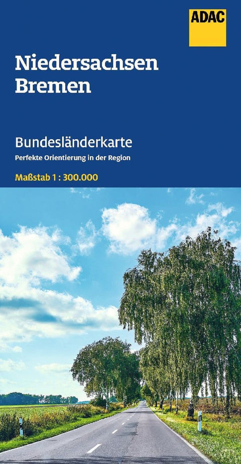 ADAC Bundesländerkarte Deutschland 03 Niedersachsen, Bremen 1:300.000