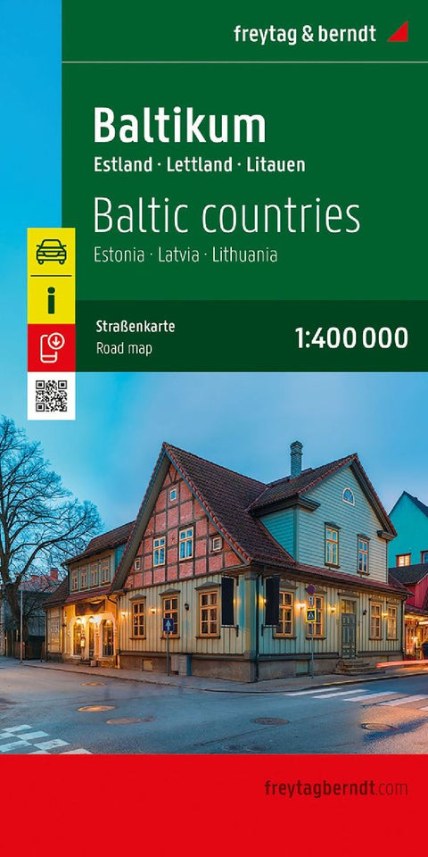 freytag & berndt Straßenkarte Baltikum 1:400.000