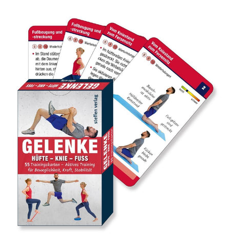 Trainingskarten Gelenke: Hüfte - Knie - Fuß