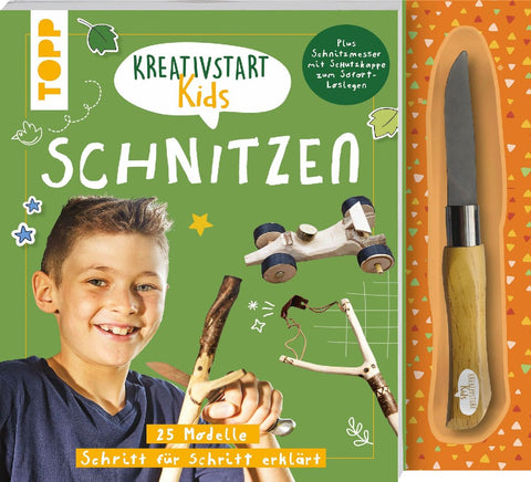 Kreativstart Kids Schnitzen. Anleitungsbuch und Material