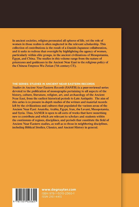 Women and Religion in the Ancient Near East and Asia