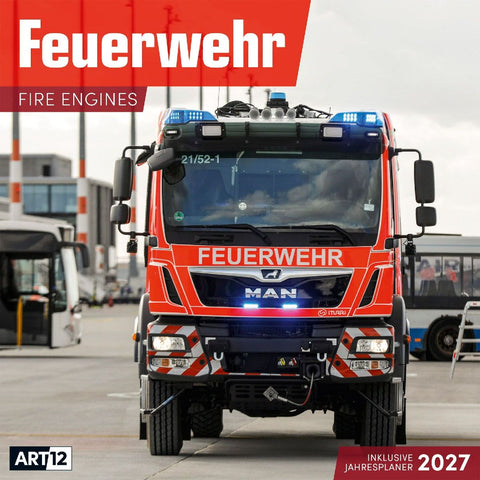 Feuerwehr Kalender 2027 - 30x30 - Art12