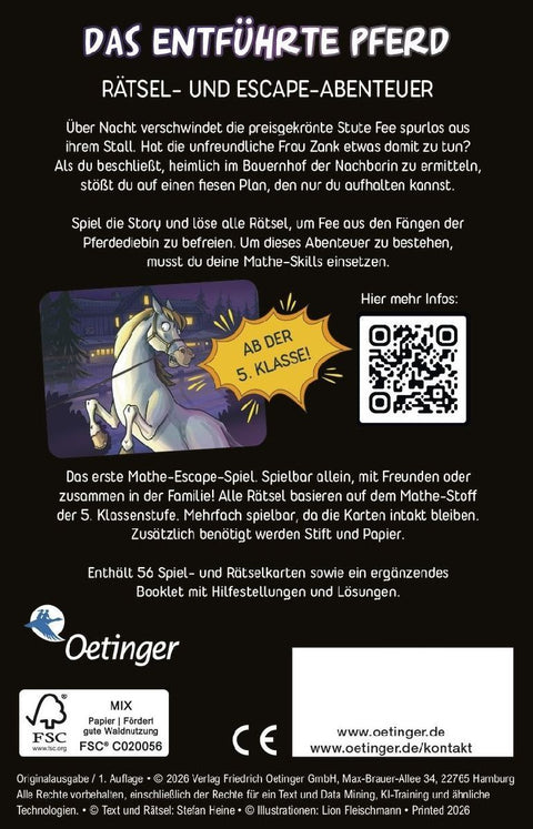 Deine Rätsel-Challenge. Das entführte Pferd