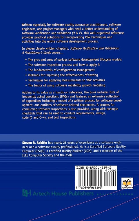 Software Verification and Validation