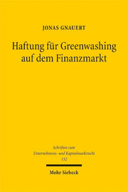Haftung für Greenwashing auf dem Finanzmarkt
