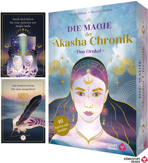 Die Magie der Akasha Chronik - Das Orakel - 40 Orakelkarten und 160-seitiges Booklet