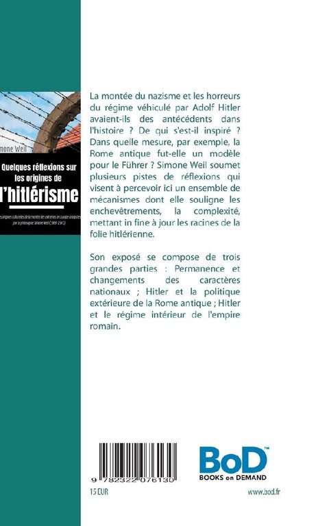 Quelques réflexions sur les origines de l'hitlérisme
