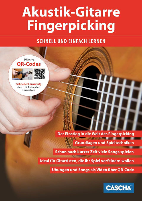 Akustik-Gitarre Fingerpicking - Schnell und einfach lernen