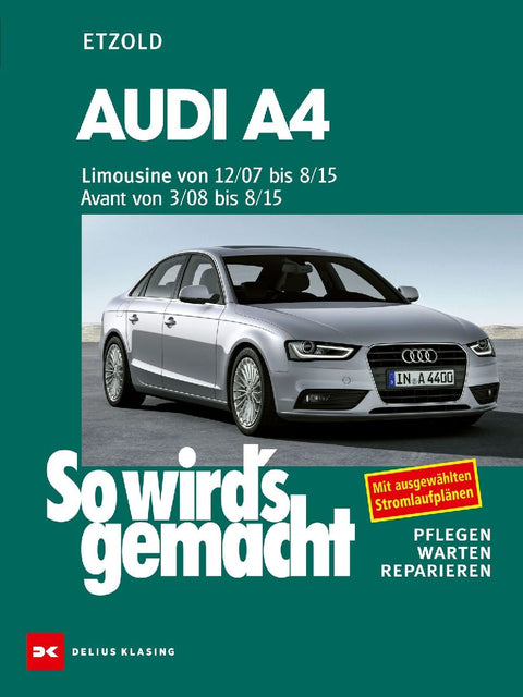 Audi A4, Limousine 12/07-8/15, Avant 3/08-8/15