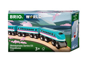 BRIO World - 36086 Trains of the World Shinkansen Series E5 Hayabusa Zug | Spielzeugzug für Kinder ab 3 Jahren