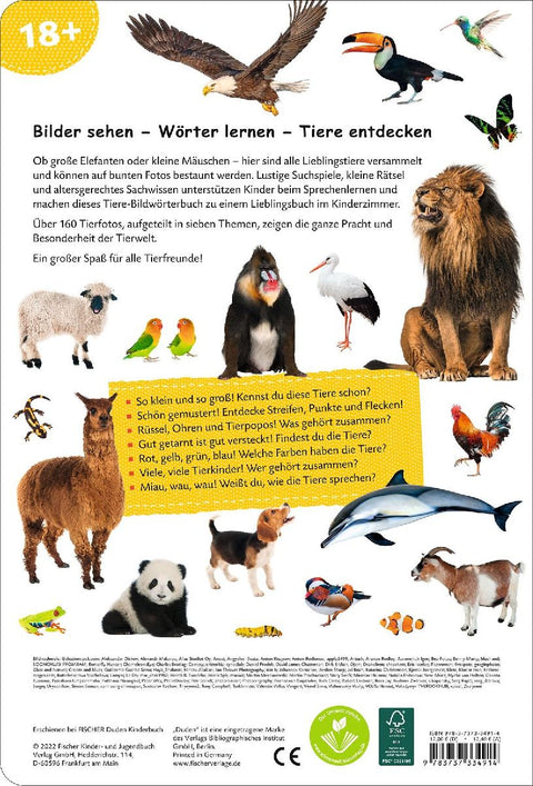 Duden 18+: Kennst du das? Das große Tiere-Bildwörterbuch
