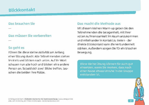 Methoden-Karten für die Teambesprechung