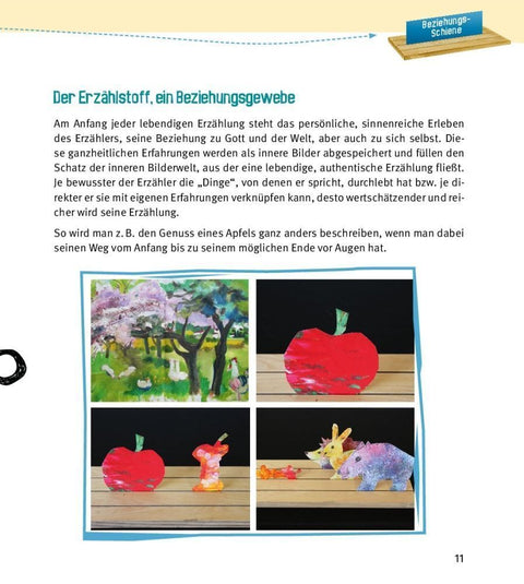 Praxisbuch Erzählschiene. Zum kreativen Erzählen, Spielen und Gestalten
