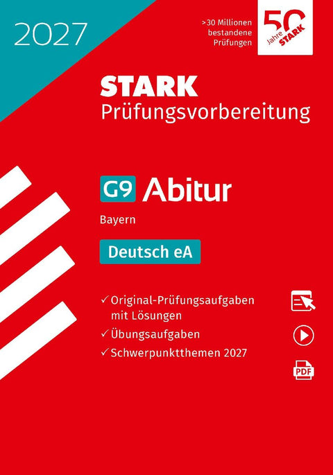 STARK Deutsch eA - Abitur 2027 Bayern - Prüfungsvorbereitung